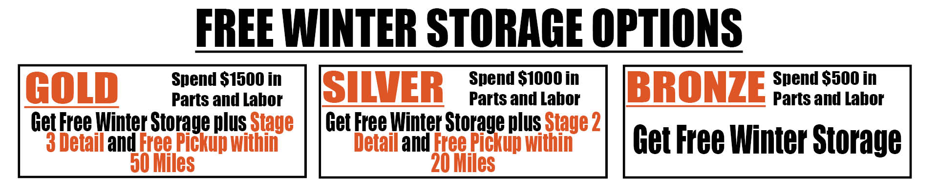 Winter Storage